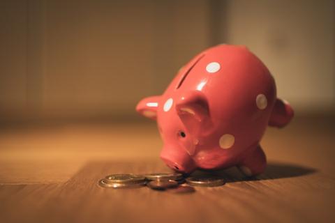 Alcancía como símbolo de inversión y ahorro